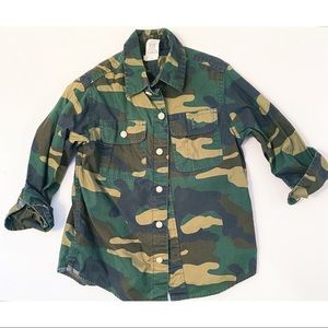 Crewcuts Camo Button Down Shirt
